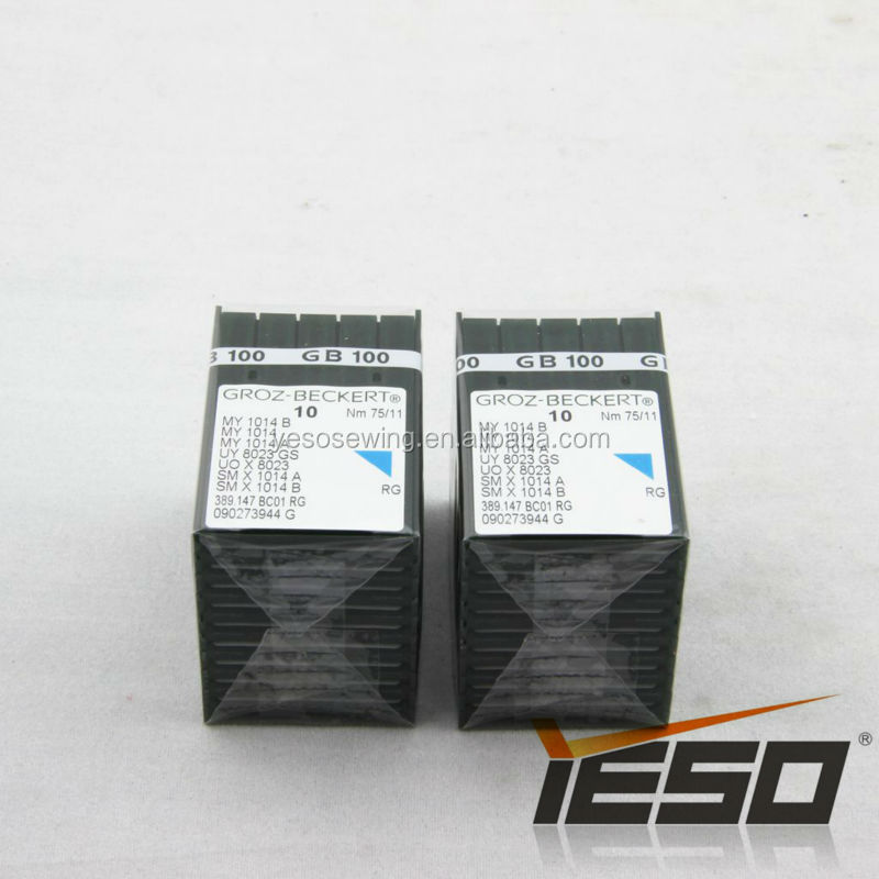 Швейная игла MY1014B MY1014 MY 1014A поляризационные 8023GS UOx8023 SMx1014A SMx1014B Nm 75/11 Groz-Beckert, сделано в германии