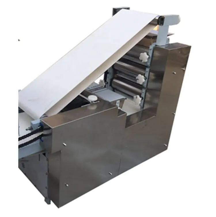 Professional 15cm to 40cm pizza base making machine Arabic pita bread pressing cutting machine for sale