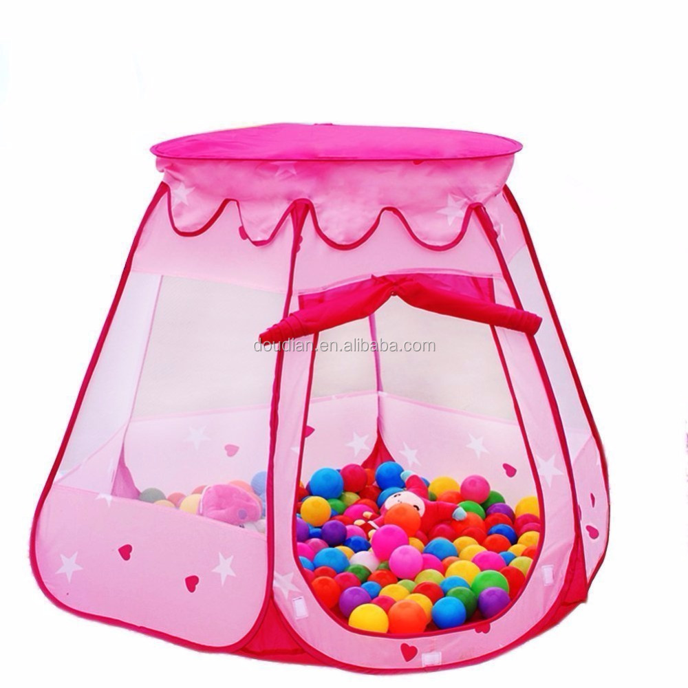 Beautiful Playland Playhouse Pop Up Princess Ball Pit Child Kid Play Tent or Girls