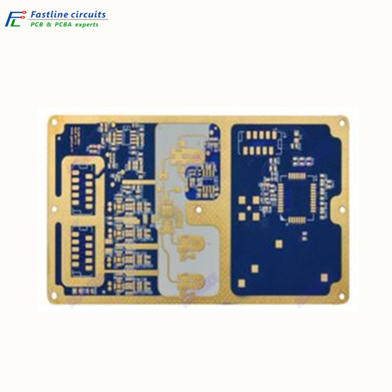 Печатная плата Rogers 4350B Flash Hard Gold PCB