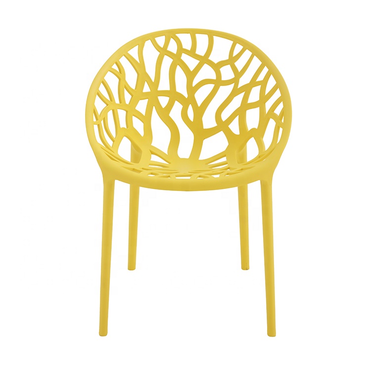 Modern design office restaurant living room plastic armless chair