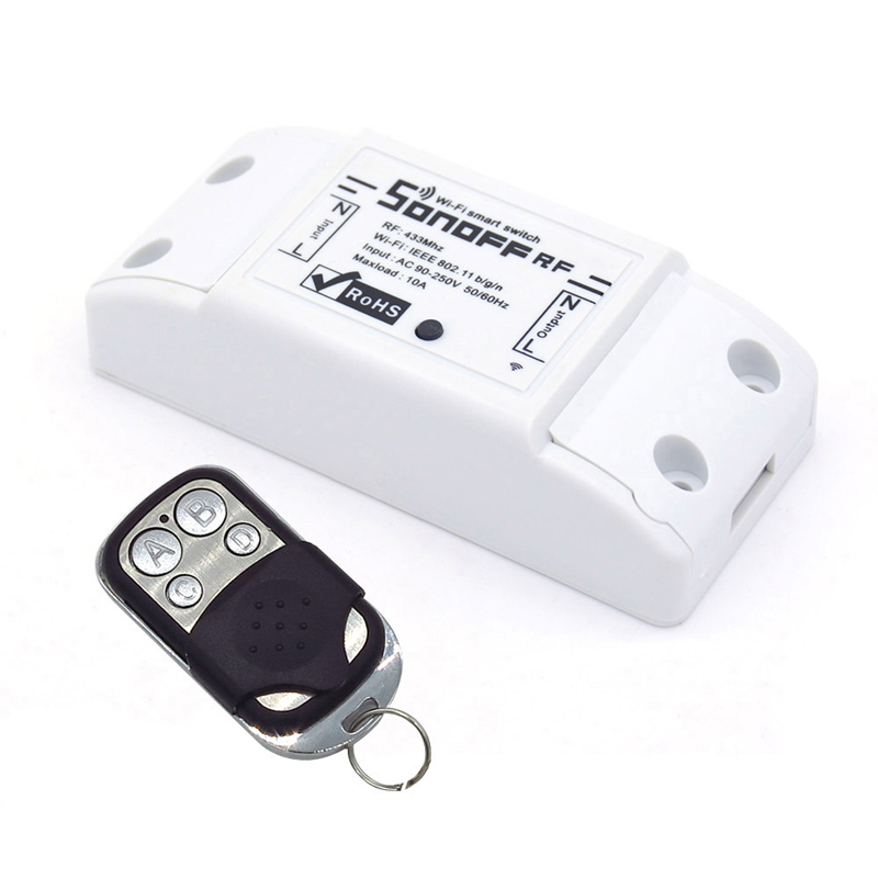 Sonoff RF WiFi 433 МГц Замена умный дом автоматизация универсальный переключатель + 433 МГц пульт дистанционного управления