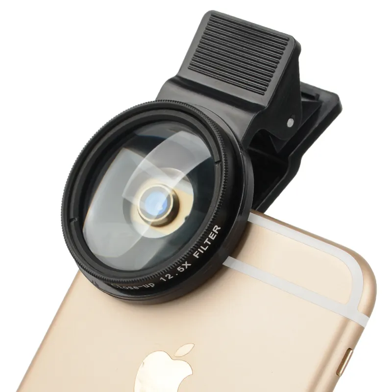 Zomei 2 in 1 cell phone camera lens kit clip-on smartphone close up macro filters for iphone camera lenses