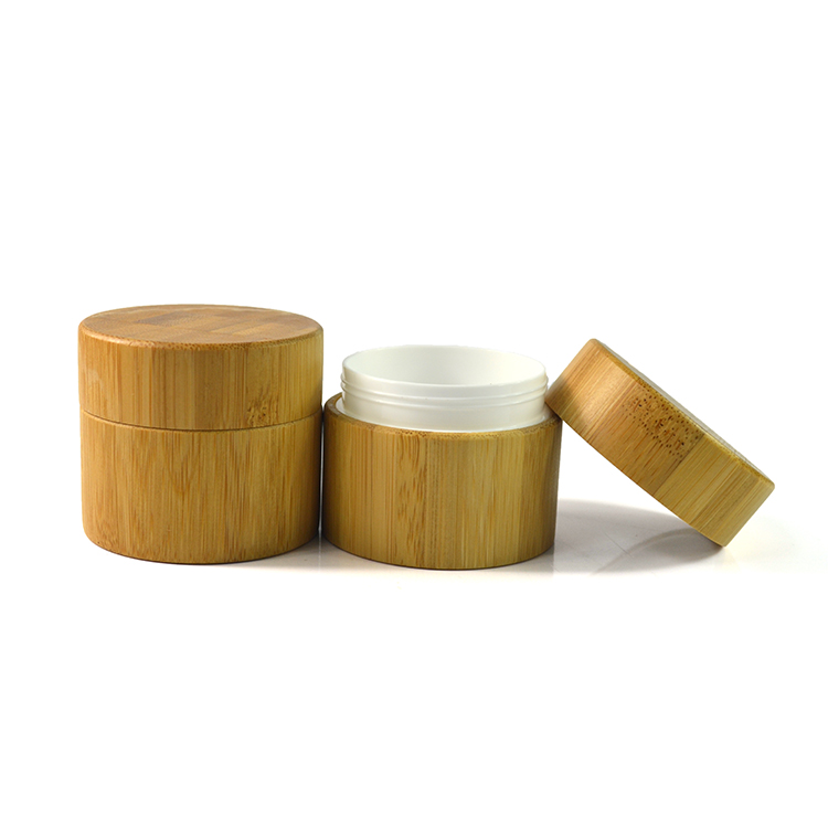 1 oz 30ml 50ml 100ml 4oz wooden bamboo cream jar for cosmetic cream package