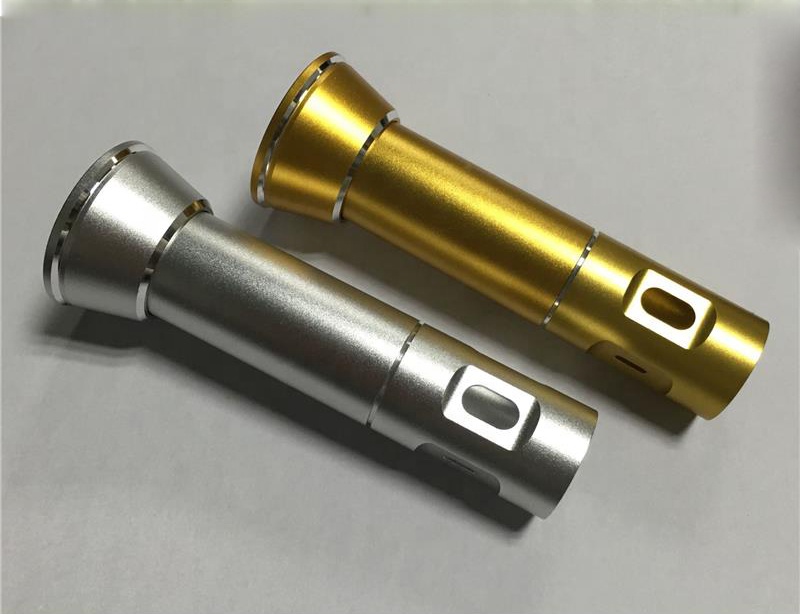 Высокое качество! Алюминиевый CNC подвергая механической обработке токарный трубка детали для светодиодных фонариков Сделано в Китае