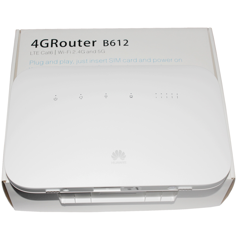 Беспроводной маршрутизатор HUAWEI B612 B612-25D 300 Мбит/с 4G LTE Cat6 192.168.0.1 WiFi