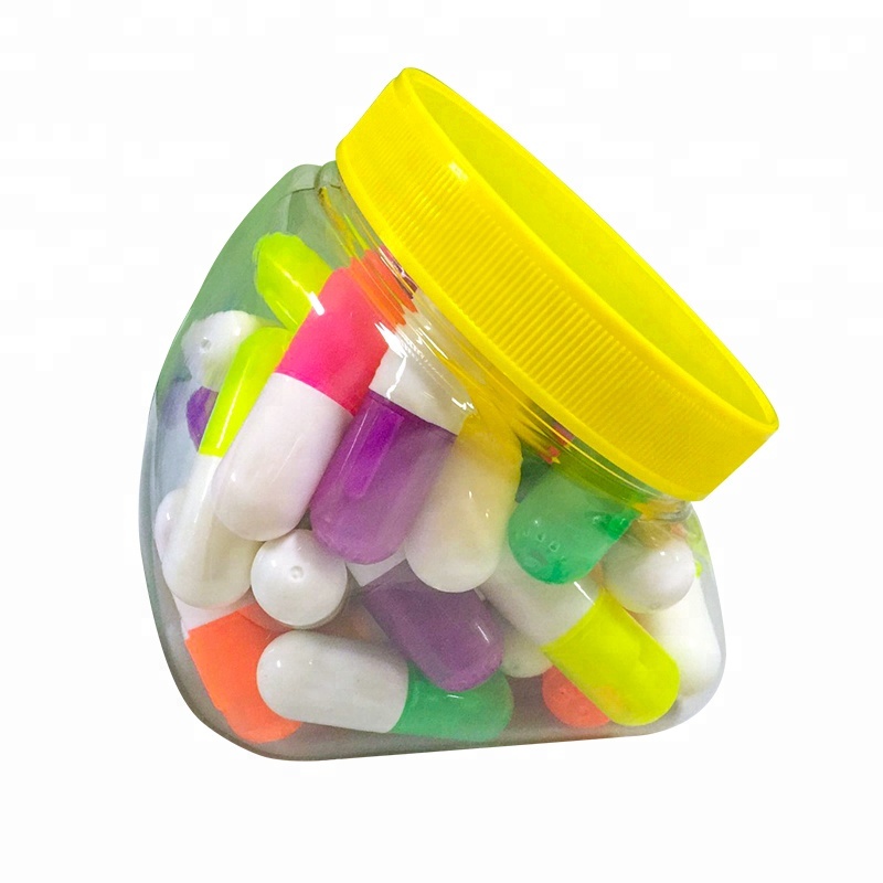 Medicine pillshaped и яркие цвета highlighter ручки CH-6230 флуоресценции Цвет игрушки Ручка