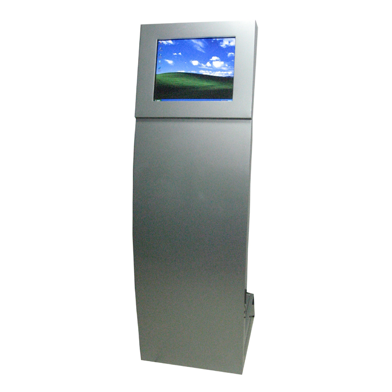 Infrared touch free standing kiosk