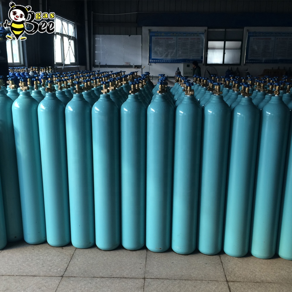 ISO9809 50L 150Bar 200Bar аргон цилиндра 99.999% степень чистоты газообразного аргона