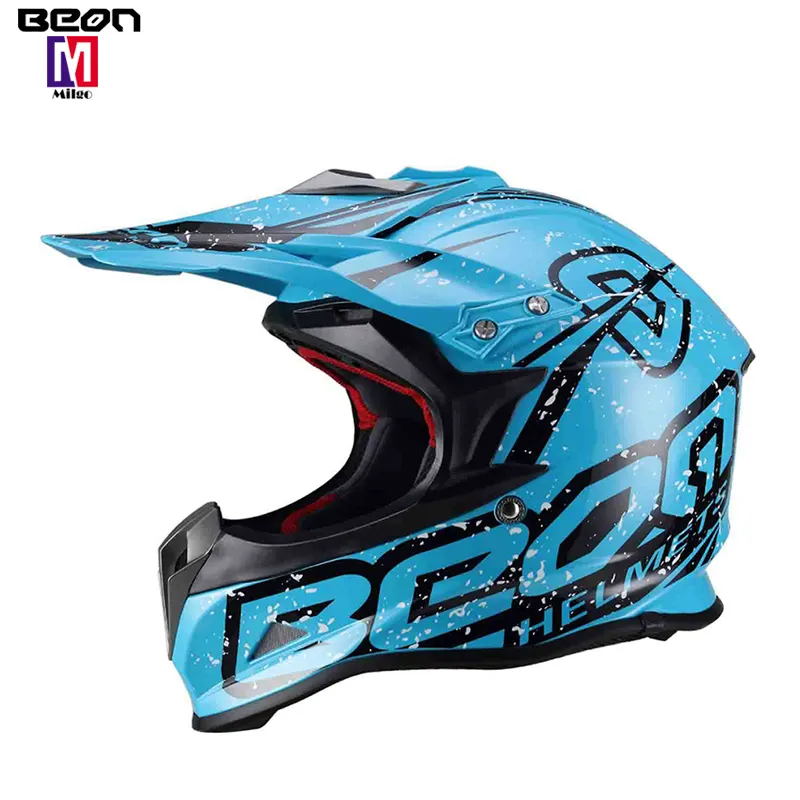 Hot sales ECE DOT approved off road street motorcycle helmet motocross with decals design