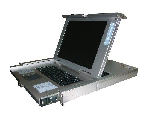 16-портовый крепимый СИД KVM переключатель с цифровым зоны