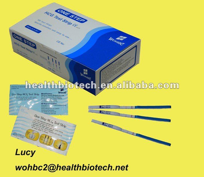 CE Approved HCG Pregnancy rapid Test Strip (Urine) one step pregnancy HCG test strip Pregnancy test kit