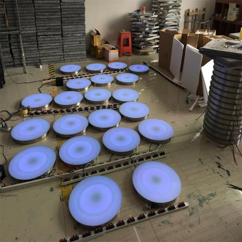 Amusement Playground led dance floor touch sensitive floor brick light