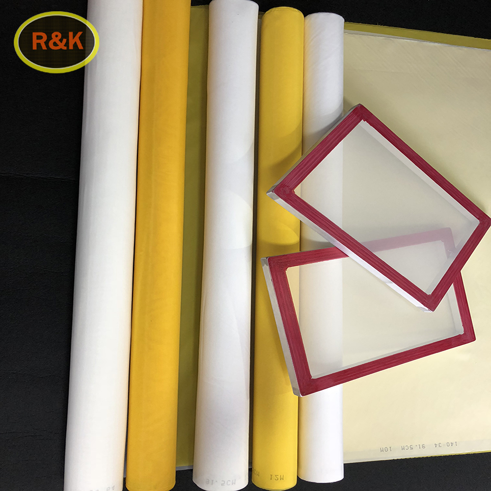 Nylon Mesh Material Silk Nylon Screen Printing Mesh 120 Micron Low Elasticity