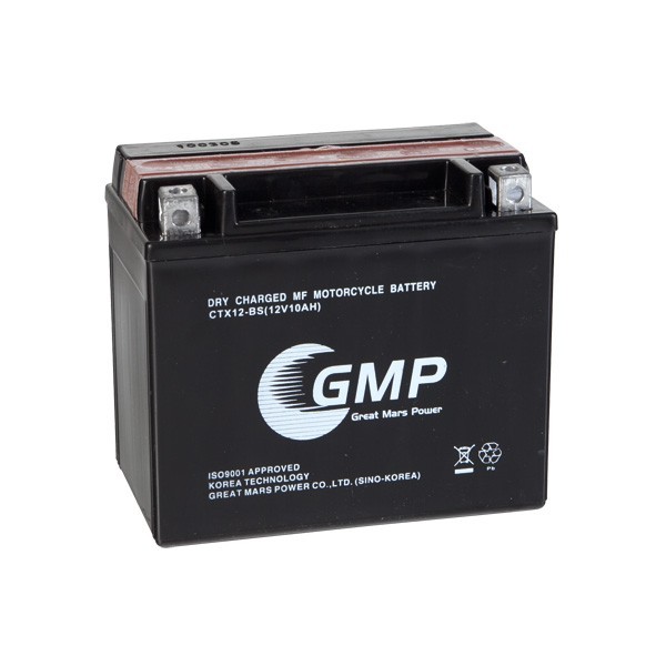 Сухое заряжение MF герметичный АКБ для мотоциклов, CTX12-BS (12V10Ah)