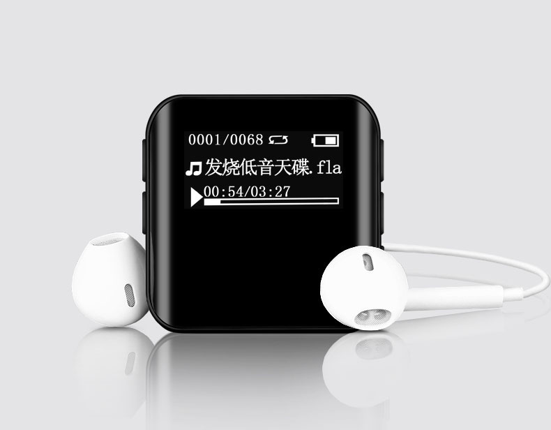 Портативный спортивный мини MP3-плеер с OLED экраном и FM-радио