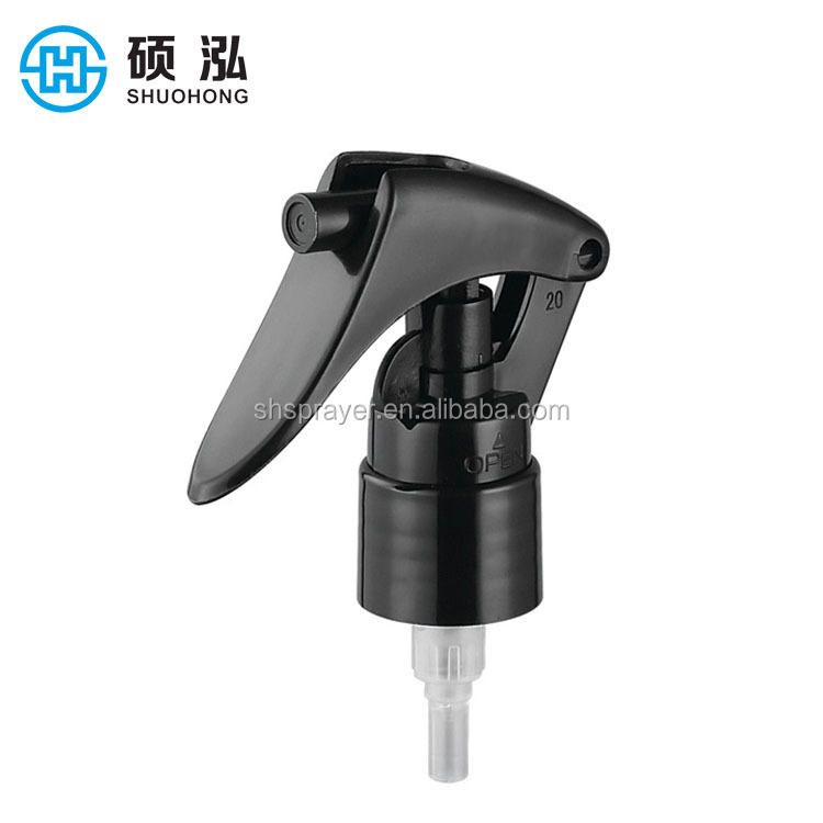 20/410 Plastic mini trigger sprayer with snap on for Garden watering spray bottle