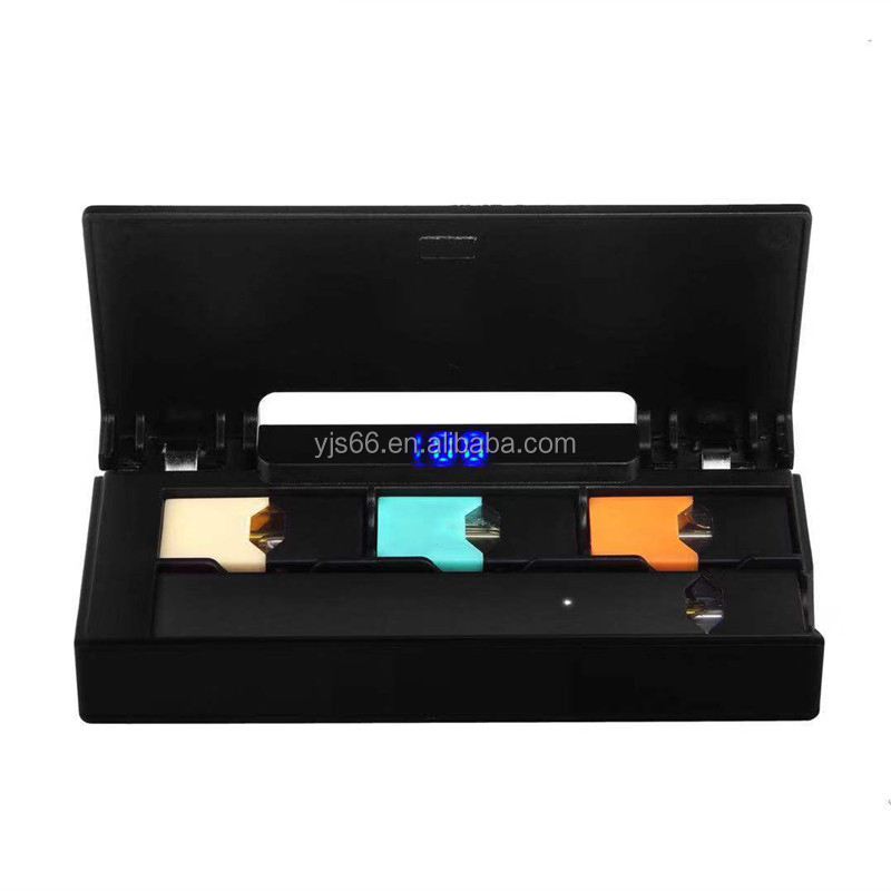 Горячая продажа OEM Custom Ecig Vape Micro USB LED Магнитный внешний аккумулятор 1200 мАч совместимый с зарядным устройством кожаный чехол