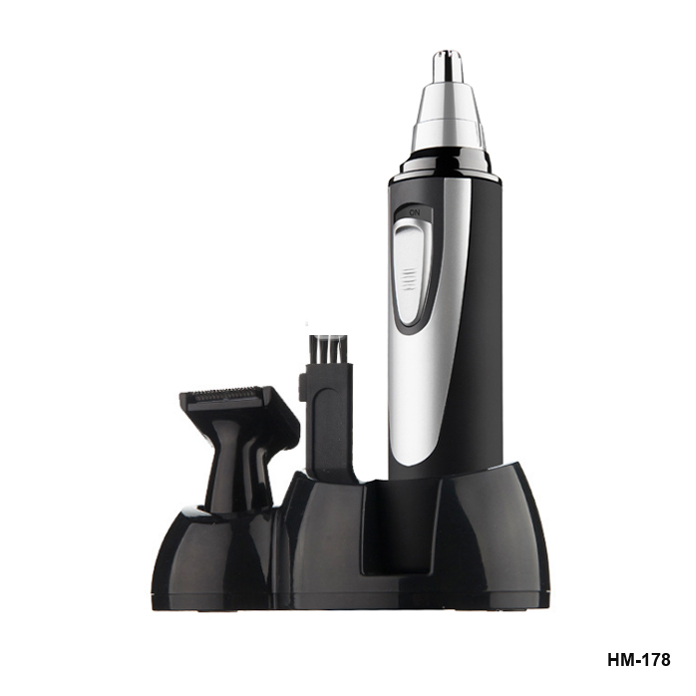 3 In1 Electric Rechargeable Corded Manual Ear And Nose Hair Trimmer For Men