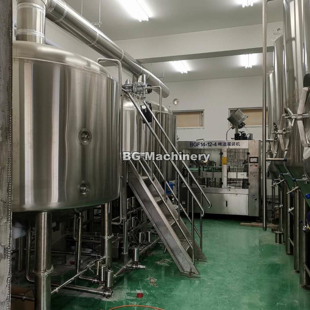 Пивоваренное оборудование 1500 л, Пивоваренная система из нержавеющей стали