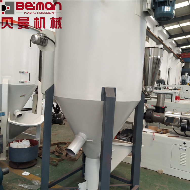 BEIMAN 3000 кг гранулы из нержавеющей стали PE/ABS/PC/PS винтовой краситель, смеситель для сушки, блендер