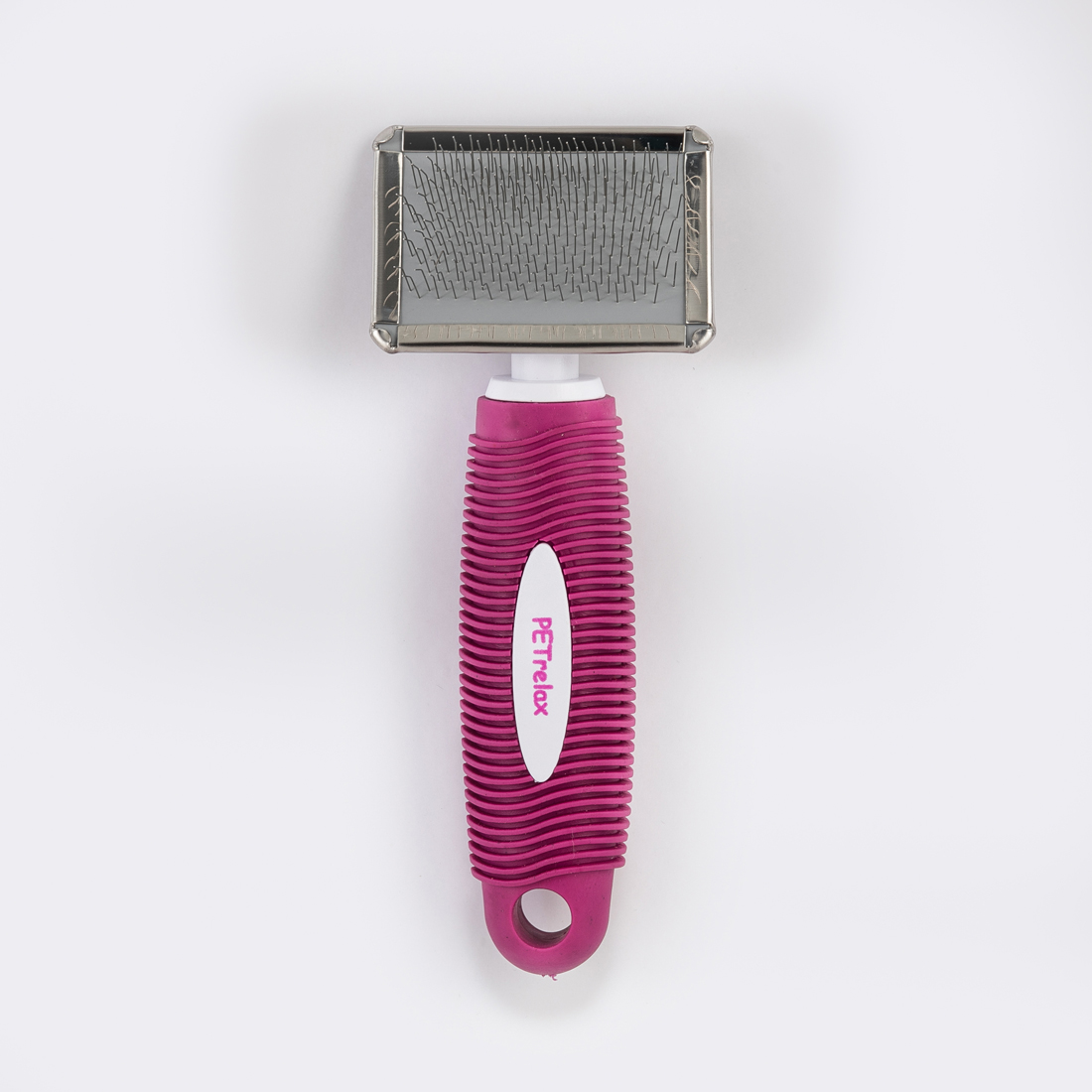 Pet bath Massage Brushes For Pets Hair Remover With Plastic Handle