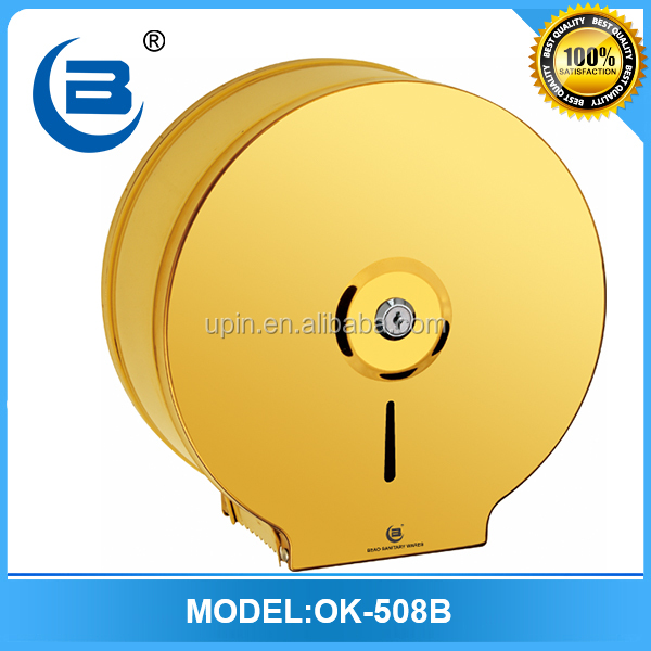 OK-508B золотые цветы текстура, диспенсер для туалетной бумаги, jumbo ролл диспенсер для полотенец
