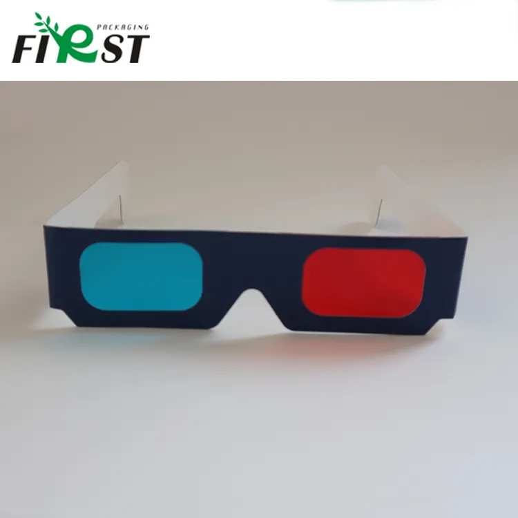 Cardboard 3D Glasses Promotional Customized Paper 3D Glasses/custom logo chromadepth paper 3d glasses