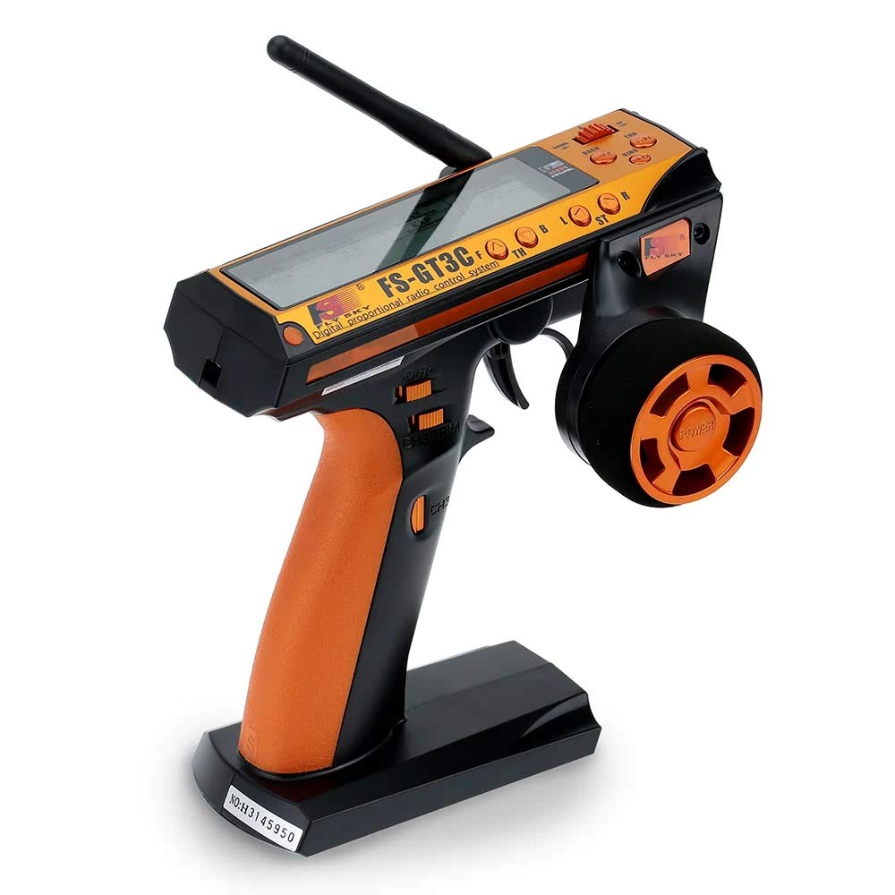 Оригинальный передатчик Flysky GT3C FS-GT3C 2,4 ГГц 3CH с приемником GR3E для радиоуправляемых автомобилей лодок радиопередатчик контроллер