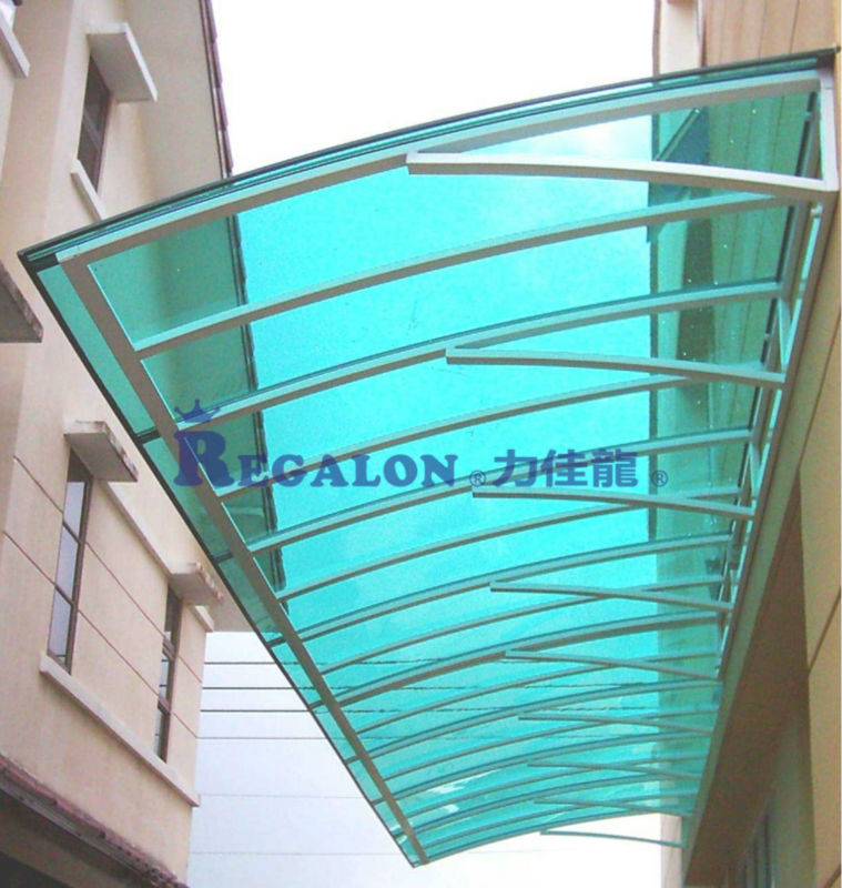 Наружный пластиковый кровельный лист