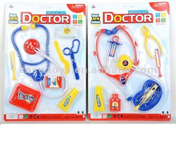 blister card hospital tool set toy doctor kit for wholesale