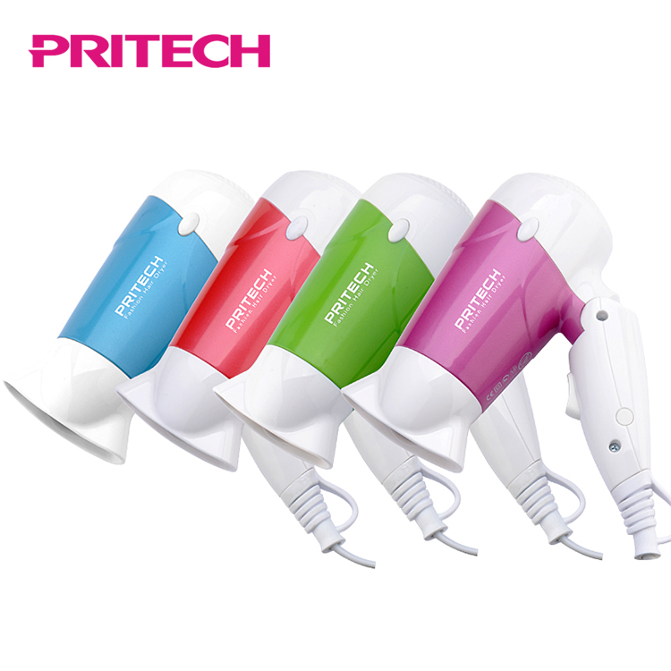 PRITECH личной гигиены 2 режима скорости Складная Дорожная мини фен для волос