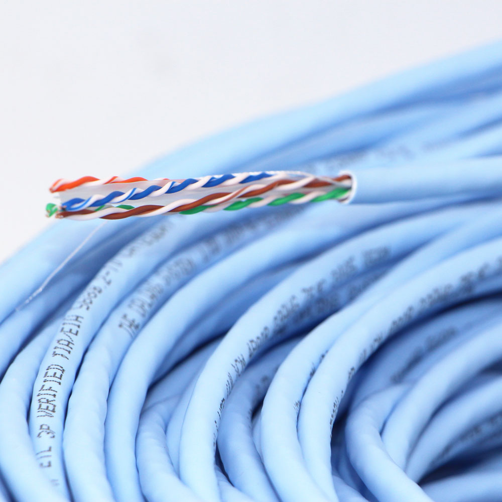 Кабель LAN UTP CAT6 4*2*0,57 Чистая медь 99.99999% кислород
