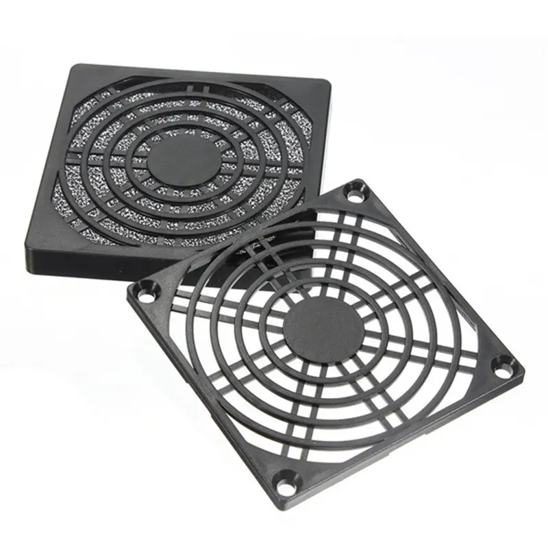 Free Shipping Dustproof 80mm Case Fan Dust Filter Guard Grill Protector Cover for PC Compute Cleaning Fan Cover Case