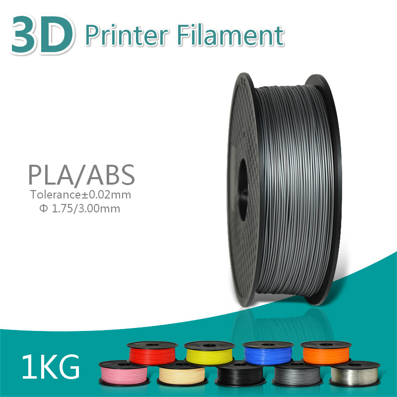 1 кг/рулон 1,75/3,0 мм ABS/PLA нить для 3D принтера с 36 доступными