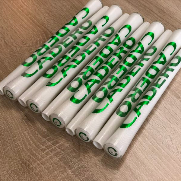 Новый cadero 2X2 воздуха НЕРА с украшением в виде кристаллов держатель серии Standard с белыми фиксаторами/зеленый рукояток для клюшек для гольфа прозрачный Клубная ручка 10 видов цветов доступны с мягким материалом