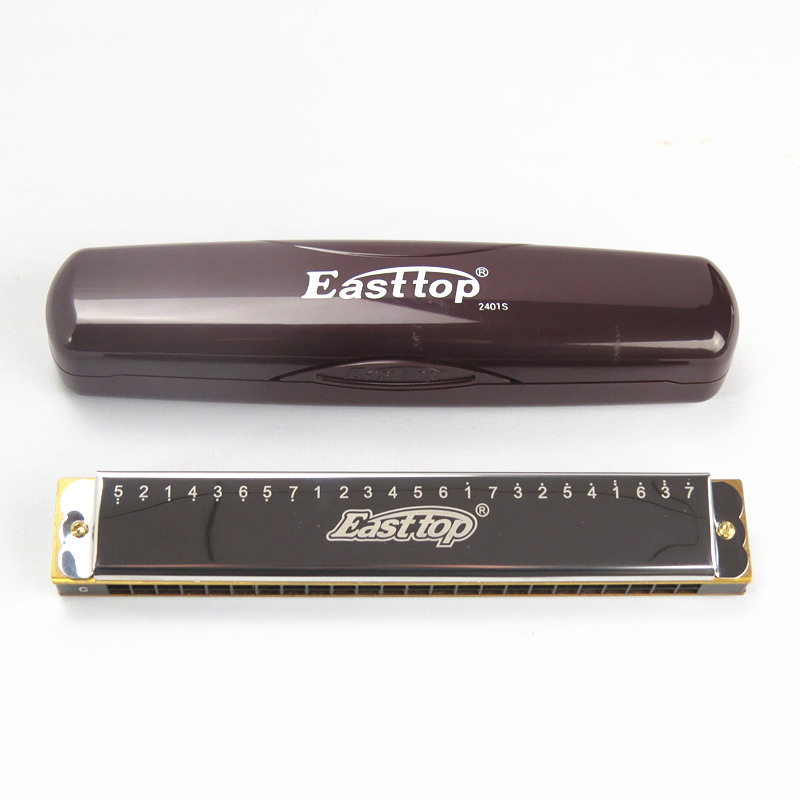 T2401S EASTTOP Высококачественная гармоника tremolo с 24 отверстиями