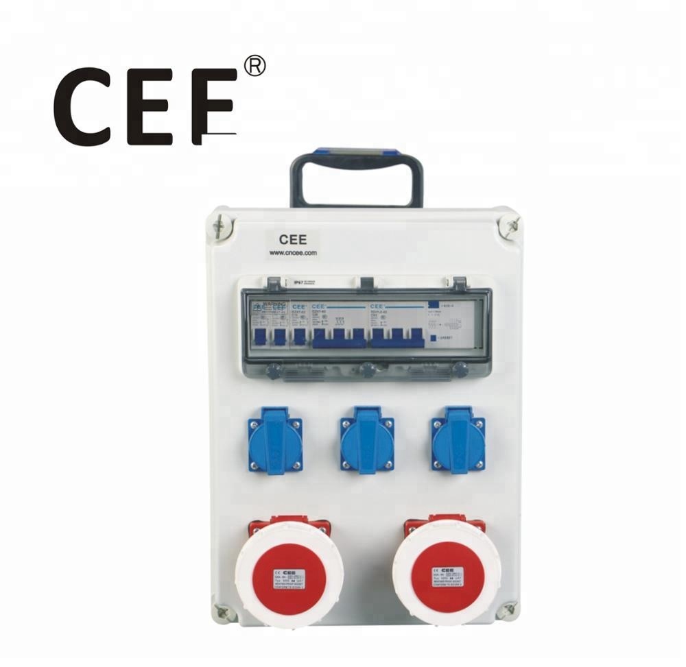Outdoor electrical socket distribution box