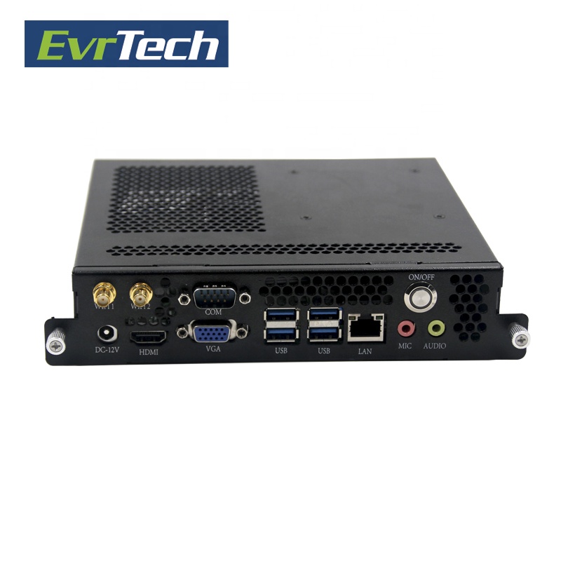 OPS 4K компьютер интегрированный двухъядерный I3/I5/I7 OPS мини ПК 12V-19V DC