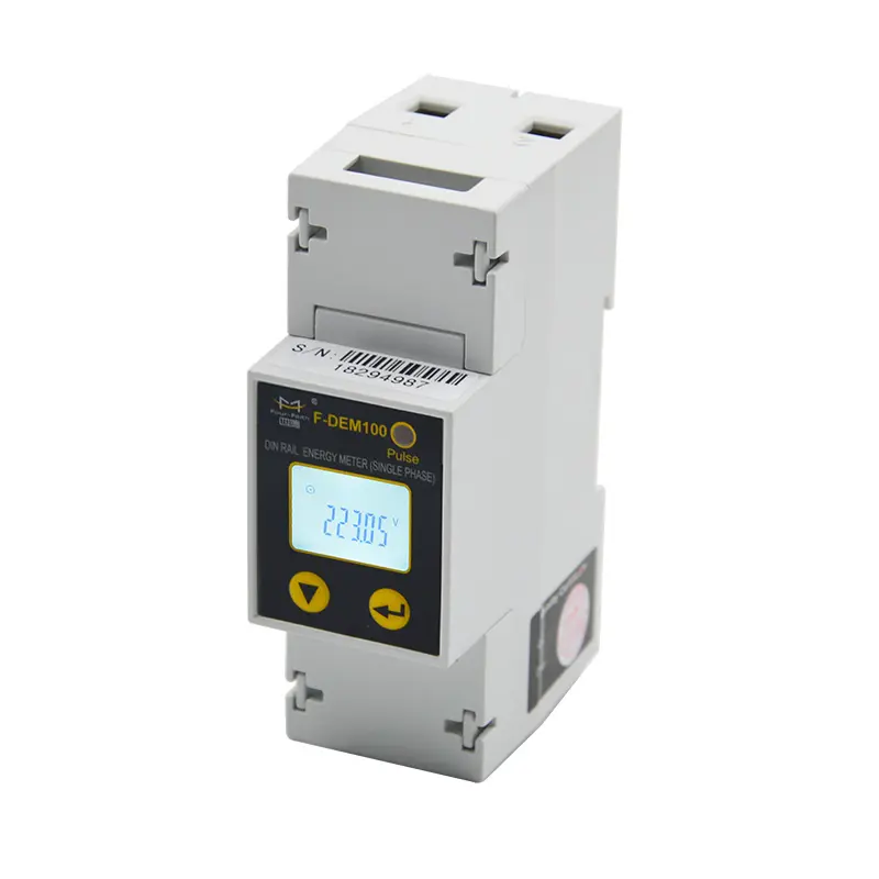 Four-Faith F-DEM100 DIN Rail Single Phase Power Energy Meter