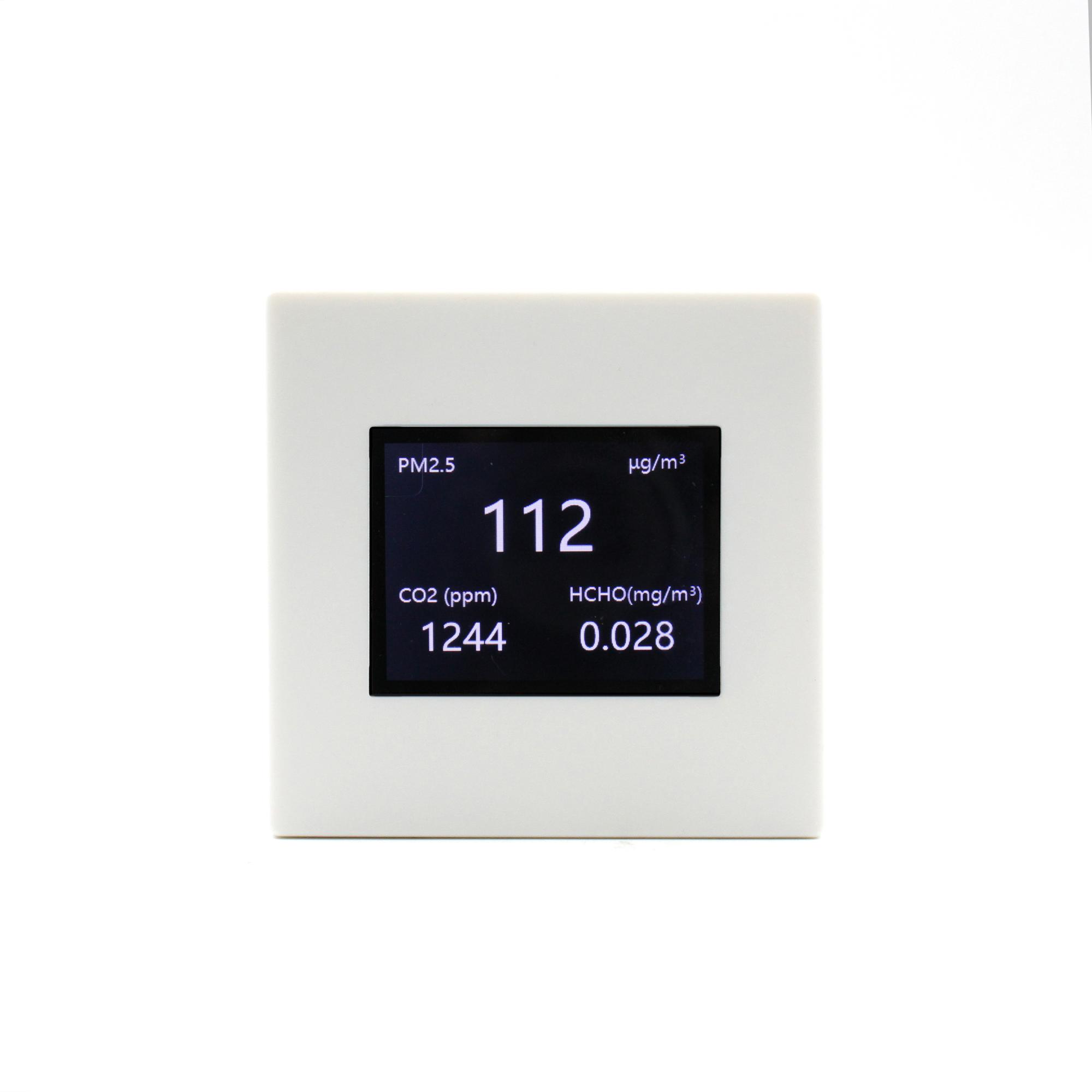 E-Air-06CF бытовой PM1.0 PM2.5 PM10 CO2 влажность температуры формальдегида 5 в 1 монитор качества воздуха
