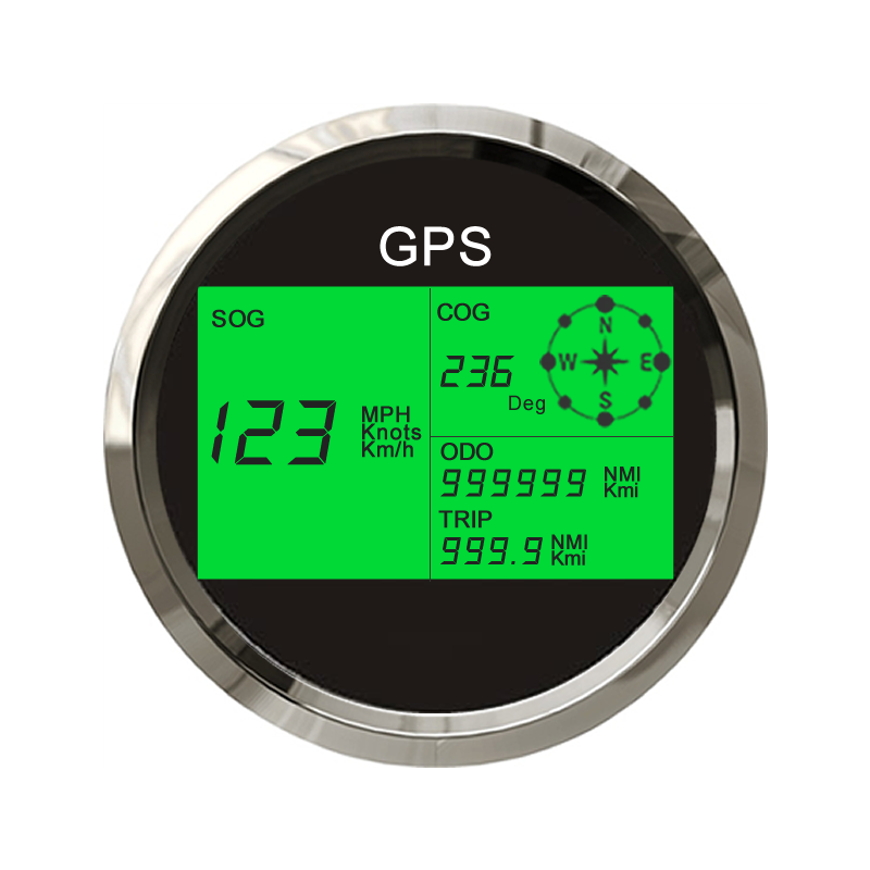 85 мм Цифровой GPS Спидометр для лодки/мотоцикла/морского/грузовика/автобуса/электромобиля