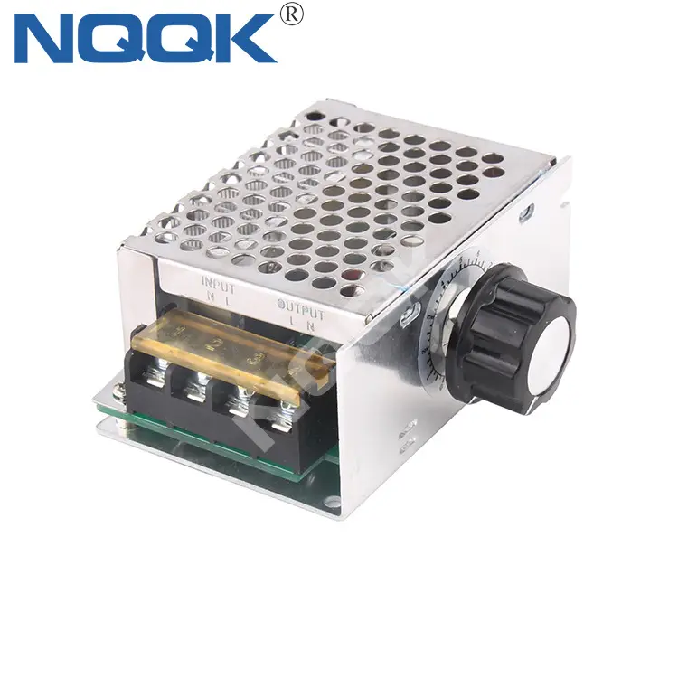 NQQK High Power SCR Electronic Speed Dimming Thermostat 4000W Voltage Regulator