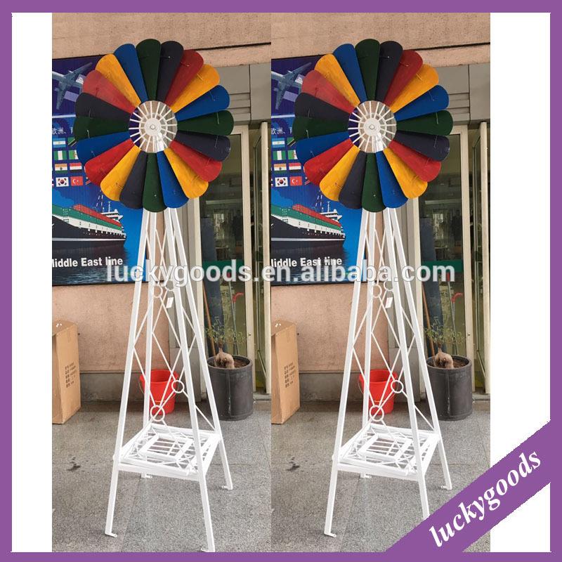 garden decoration metal decorative windmill wholesale