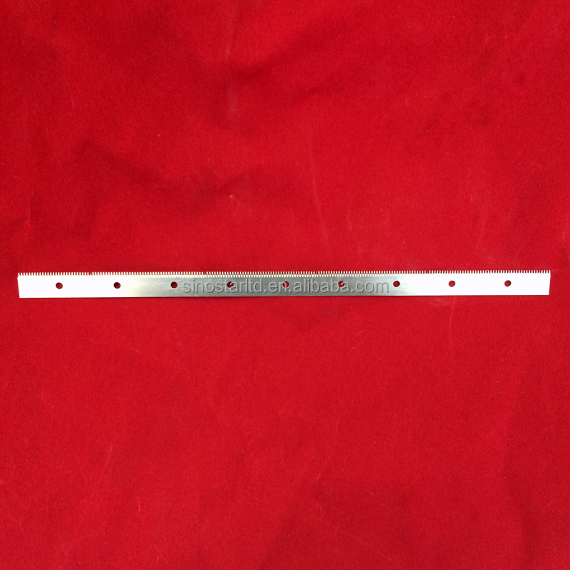 Stainless steel serrated food packaging freezer bag cutting knife