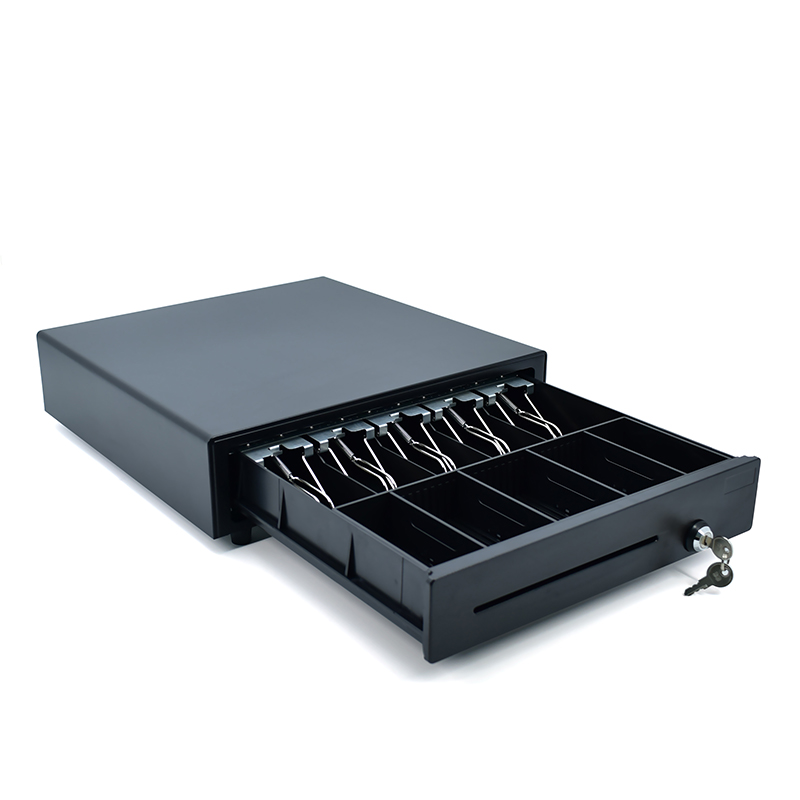Metal POS Cash Drawer; Cash Register Drawer; Cash Box;Money Drawer 4B/5B/8C; Rj11, 12v; 410(W) X 420(D) X 100(H) Mm