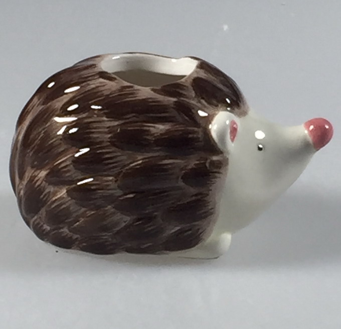 Новый дизайн hedgedog животного керамические держатель для Зубочисток