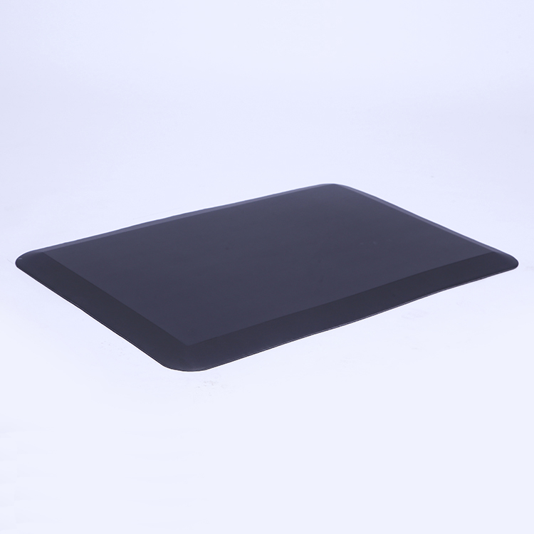 Smooth foot massage novelty cool folding antislip personalized pad mats office high quality pu black anti fatigue floor mat
