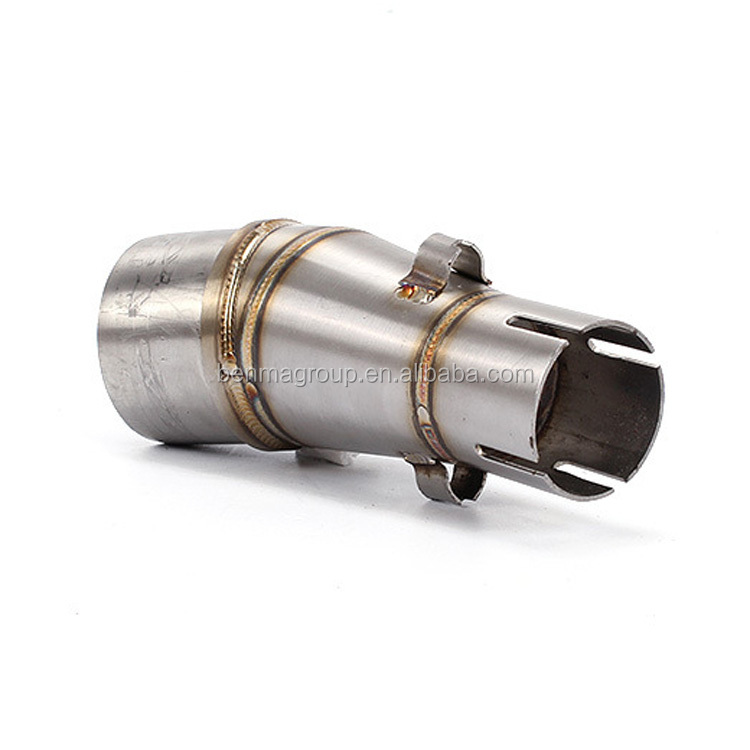 Motorcycle accessories Titanium Color Exhuast Middle Link Pipe Joint for Kawasaki Z250 NINJA250 300
