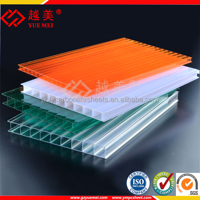 Lexan двустенные сельскохозяйственные кровельные листы из поликарбоната, цена